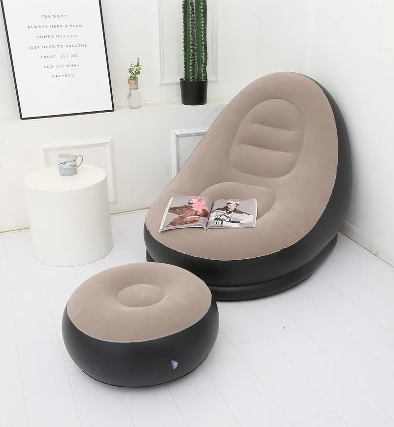 Sillon Inflable + Otoman – Alpha Shop